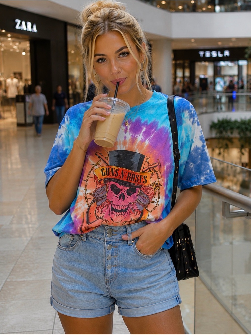 Guns & Roses Tie Dye T-Shirt